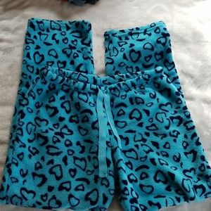 Fuzzy pajama pants